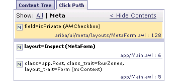 Meta Component Path