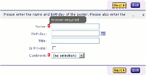 WizardValidation